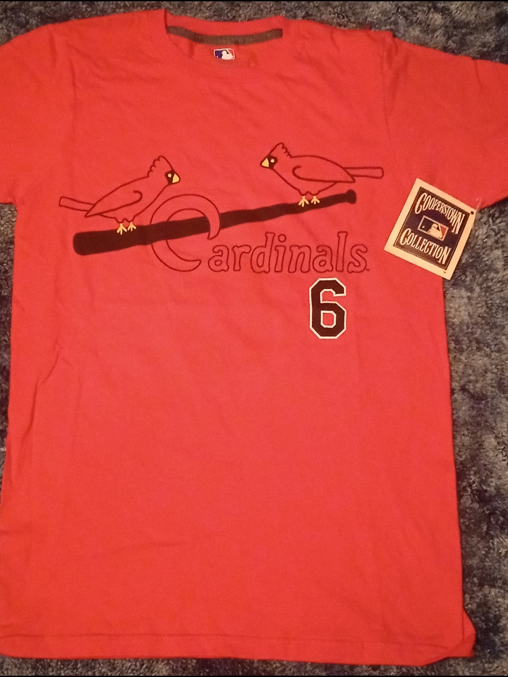 St. Louis Cardinals Red Small T-Shirt with Cardinals Graphic